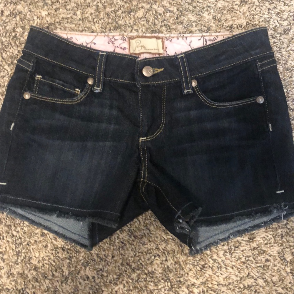 Paige denim shorts. EUC